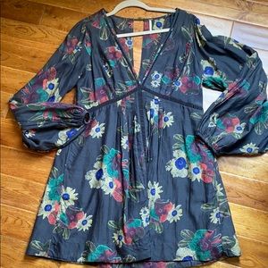 Free People Floral Print Strawberry Fields